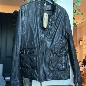 ALL SAINTS SYNC Leather Jacket - See contents